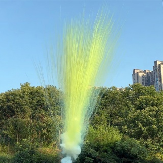 Желтый веерный салют Лапша 7 залпов