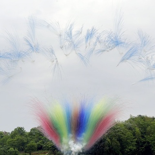Радуга с синими хвостами 